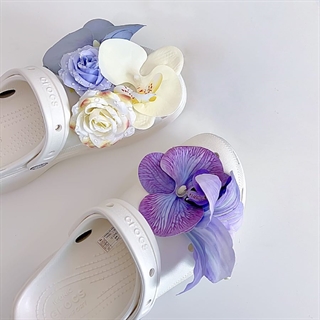 Blomster charms til crocs